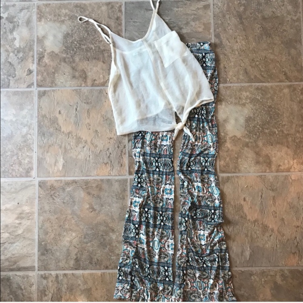 LA Hearts Boho Flare Pants